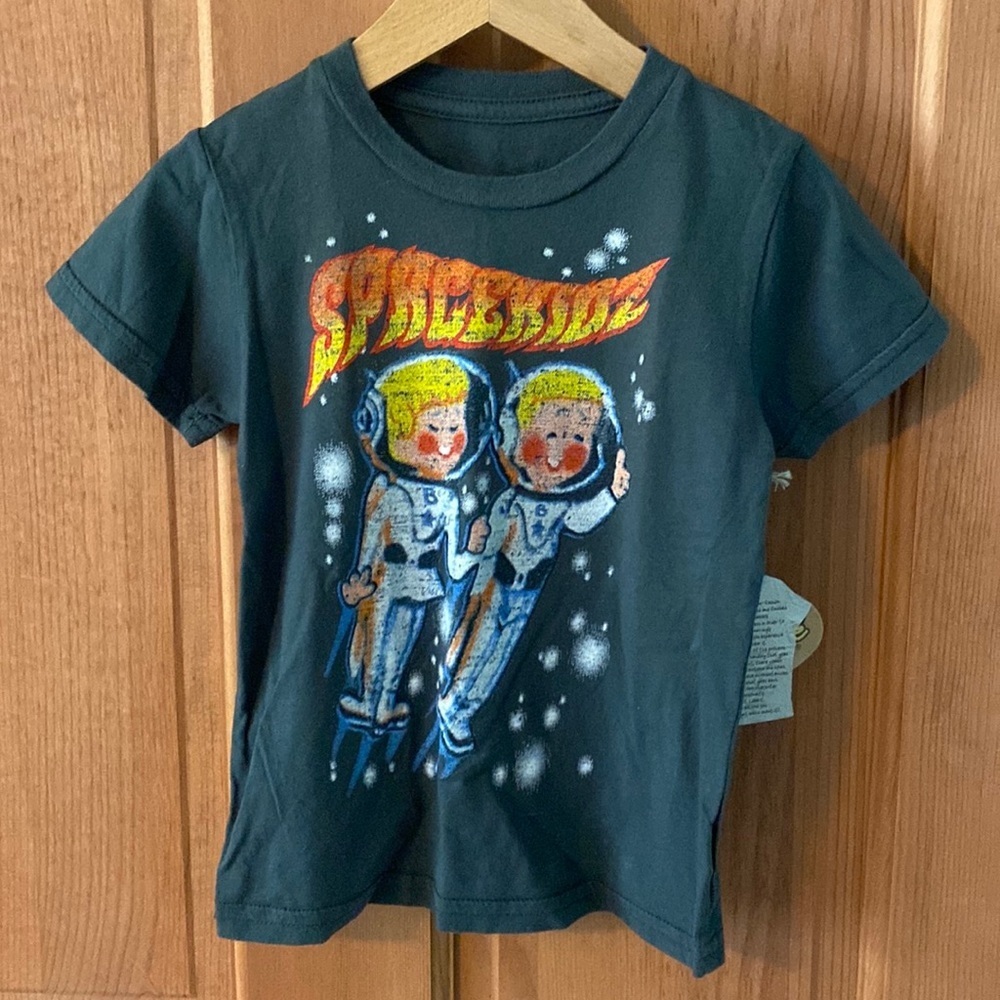 Made U Look Boutique Brand Kids Retro Space Kidz Tee Shirt Size 2T New with tag